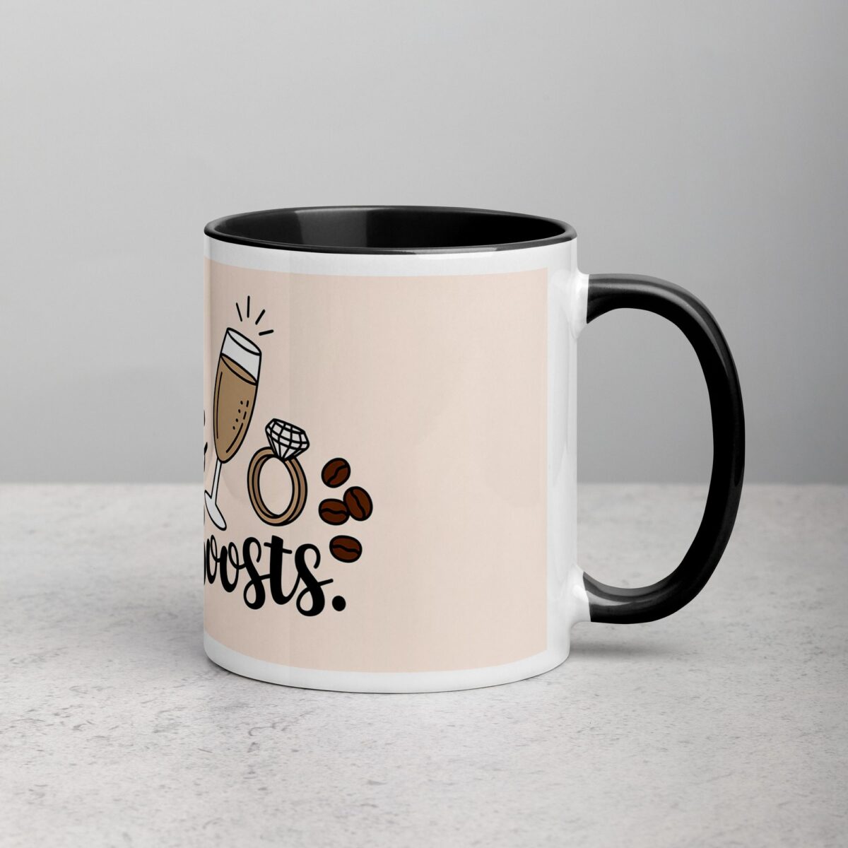 Rings, Toasts & Coffee Boosts Groomsman Mug - Image 3