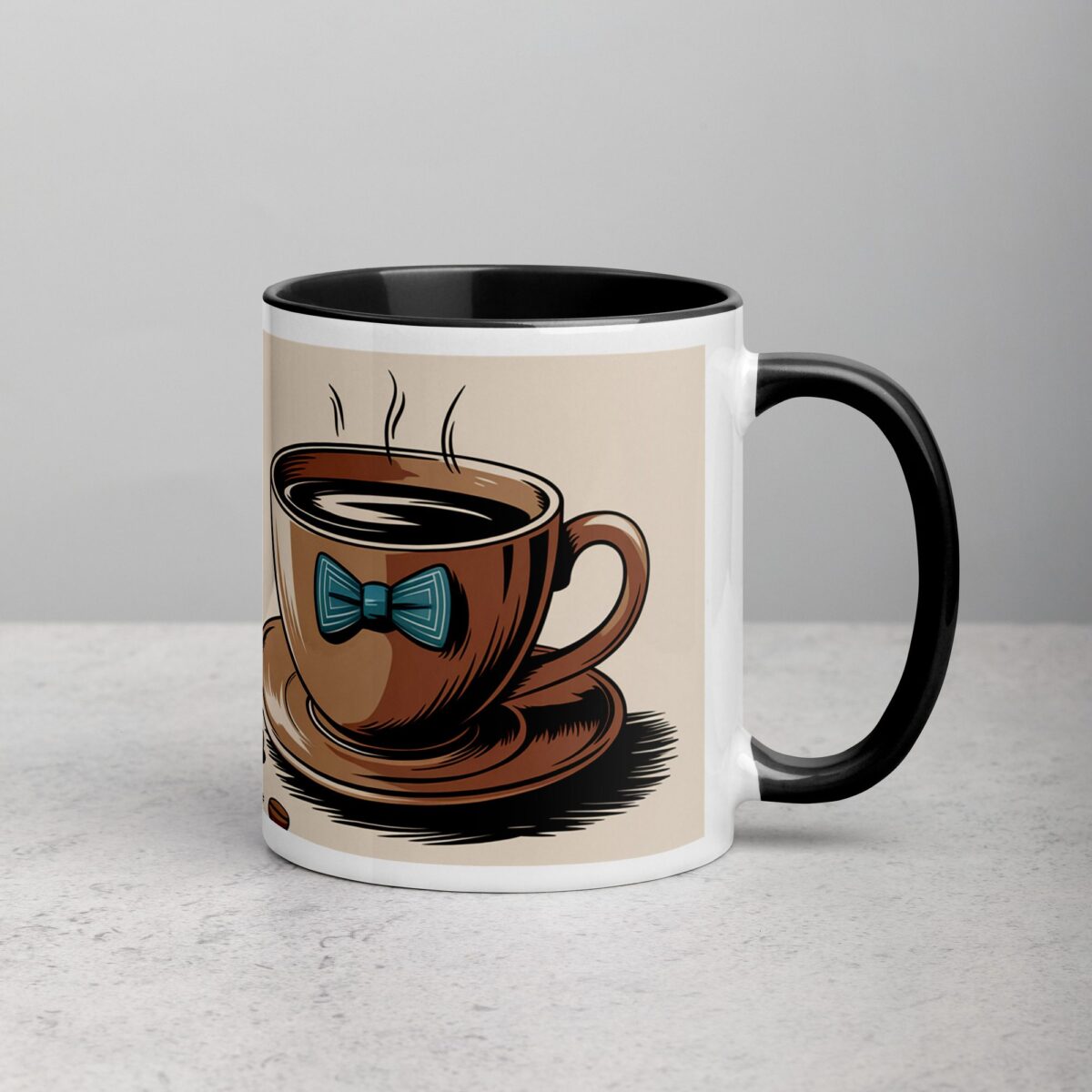 Caffeine, Confidence, and a Bow Tie Groomsman Mug - Image 3