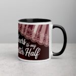 Cheers to My Better Half Husband Coffee Mug - Image 3