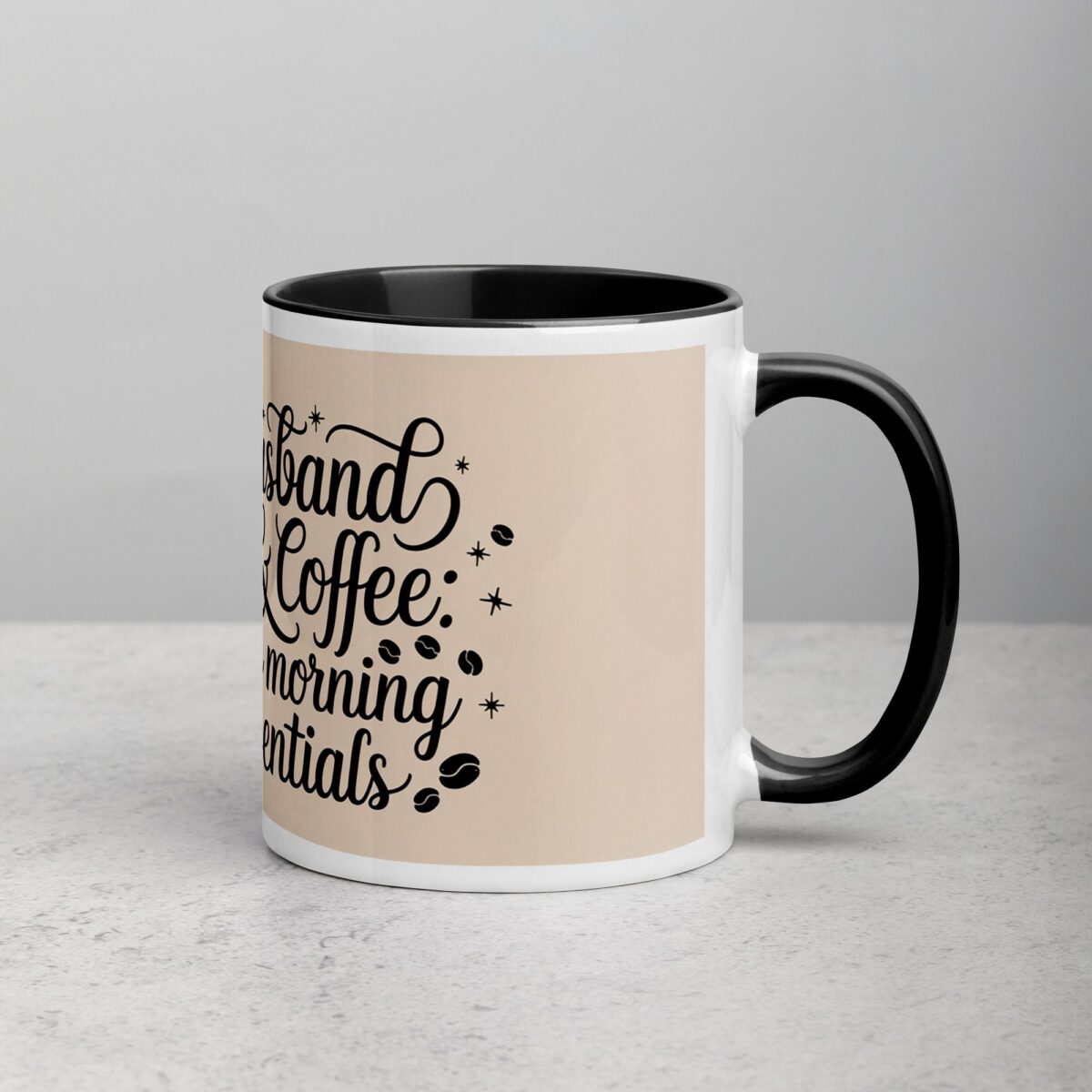 Husband & Coffee: My Morning Essentials Mug - Image 3