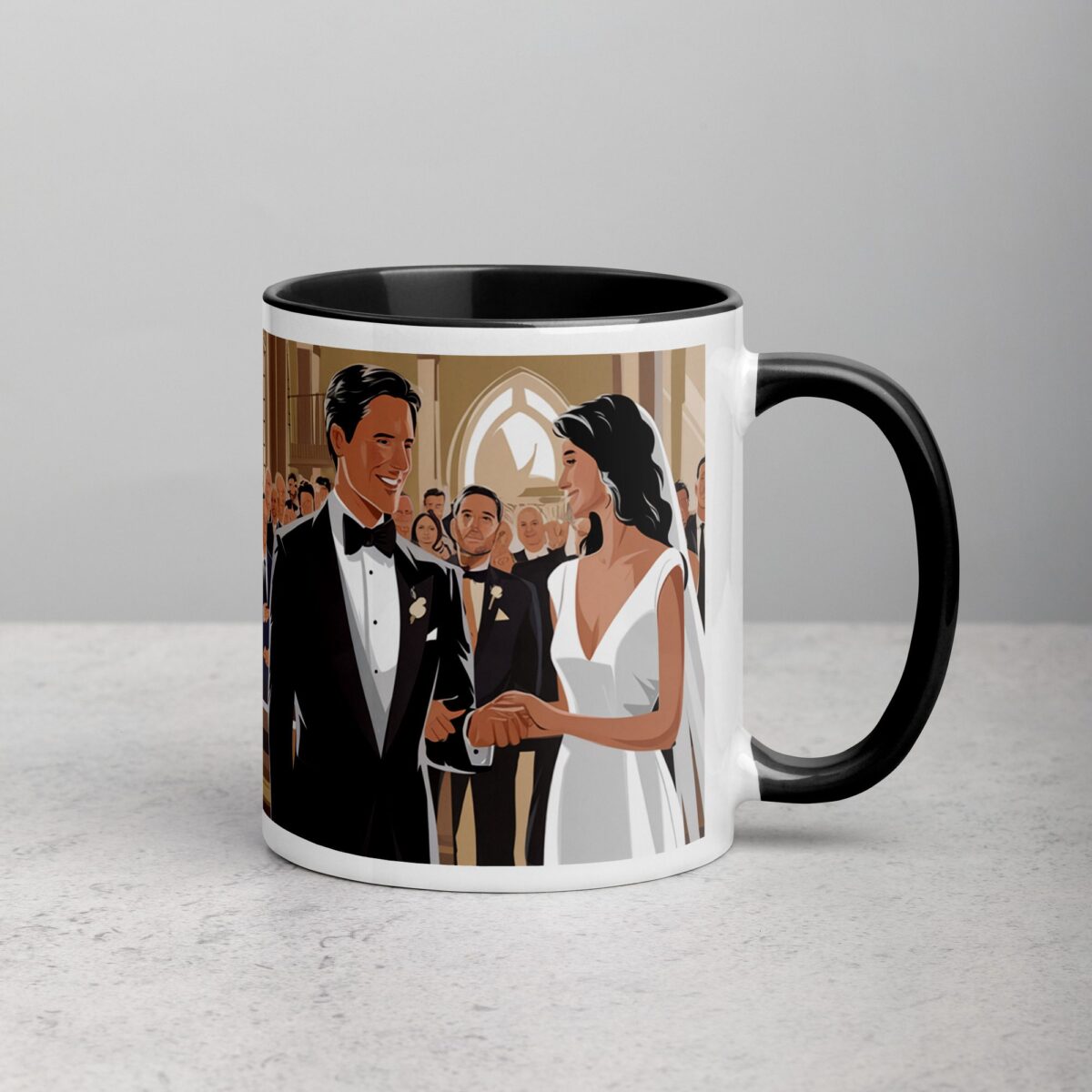 I Love My Husband Elegant Coffee Mug & Tea Cup - Image 3