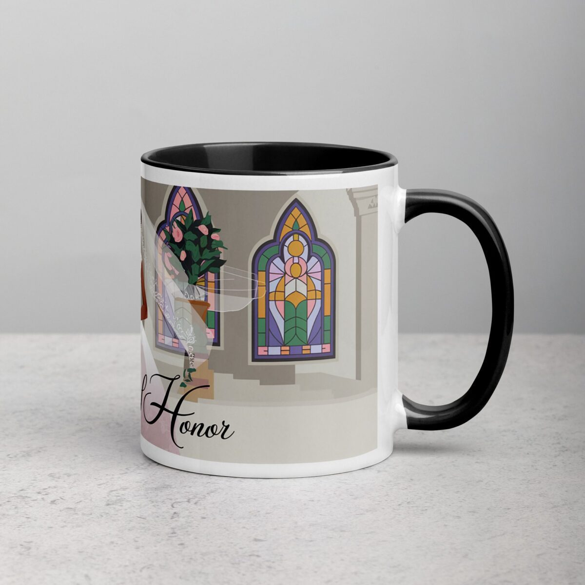 Matron of Honor Elegant Coffee Mug & Tea Cup - Image 3
