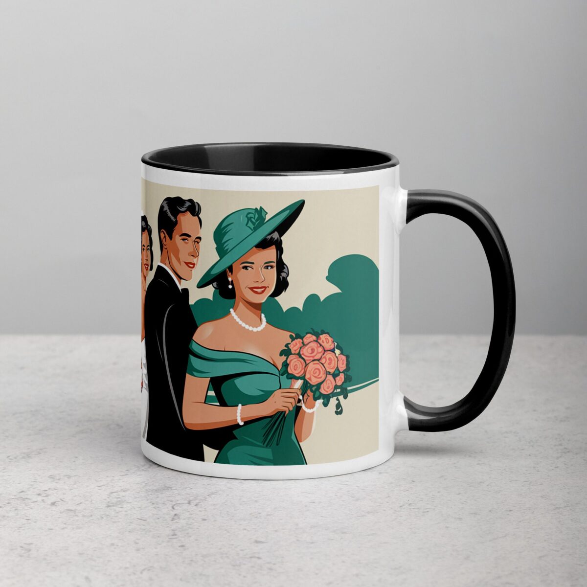 Matron of Honor Retro Coffee Mug & Tea Cup - Image 3