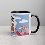 Just Here for the Hugs Coffee Mug - Image 3