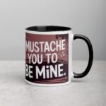 I Mustache You to Be Mine Boyfriend Coffee Mug - Image 3