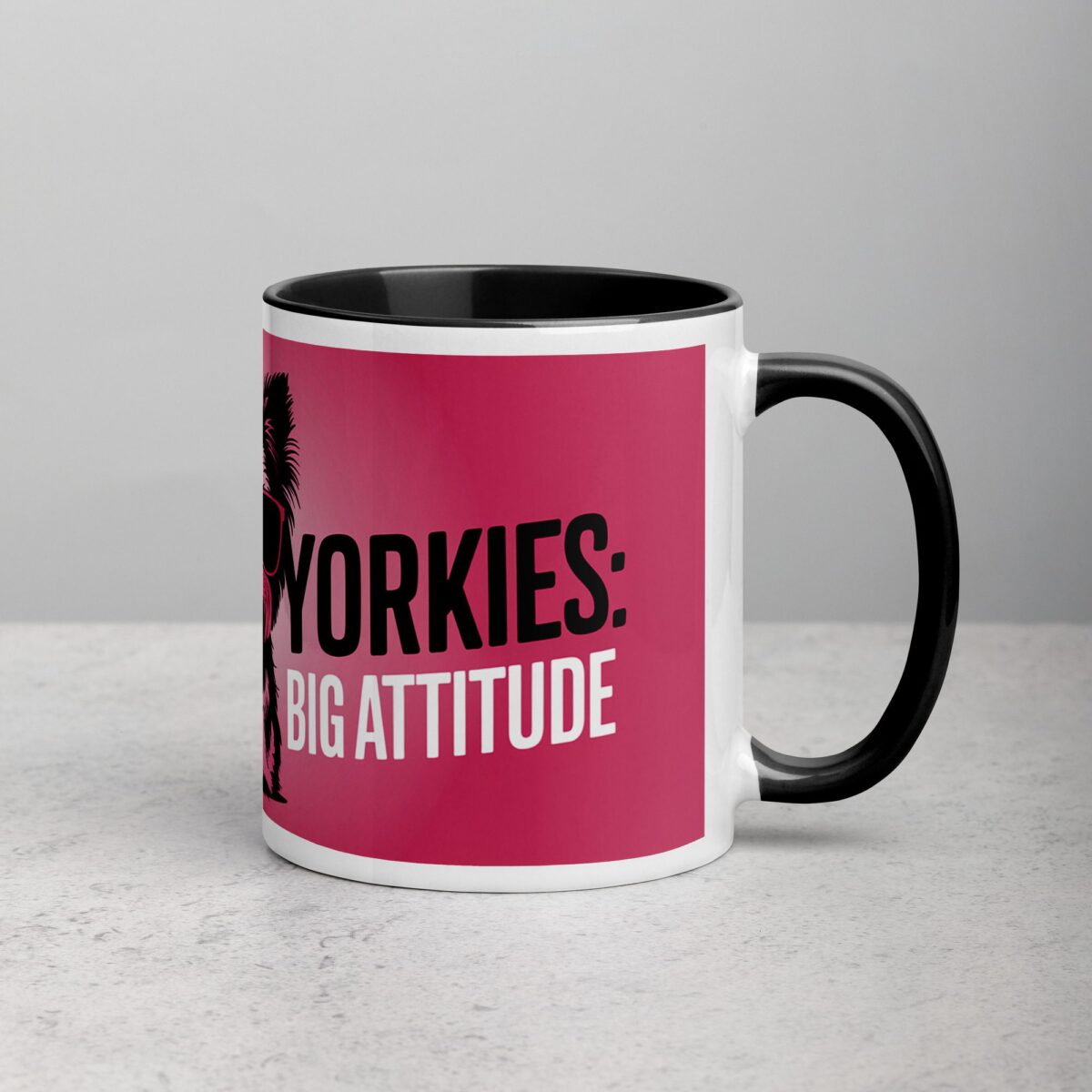Yorkies: Small Dog, Big Attitude Coffee Mug - Image 3