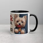 Warning: Yorkie May Steal Your Heart Coffee Mug