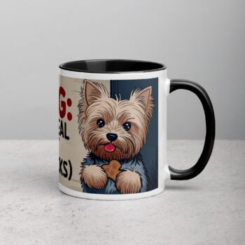 Warning: Yorkie May Steal Your Heart Coffee Mug