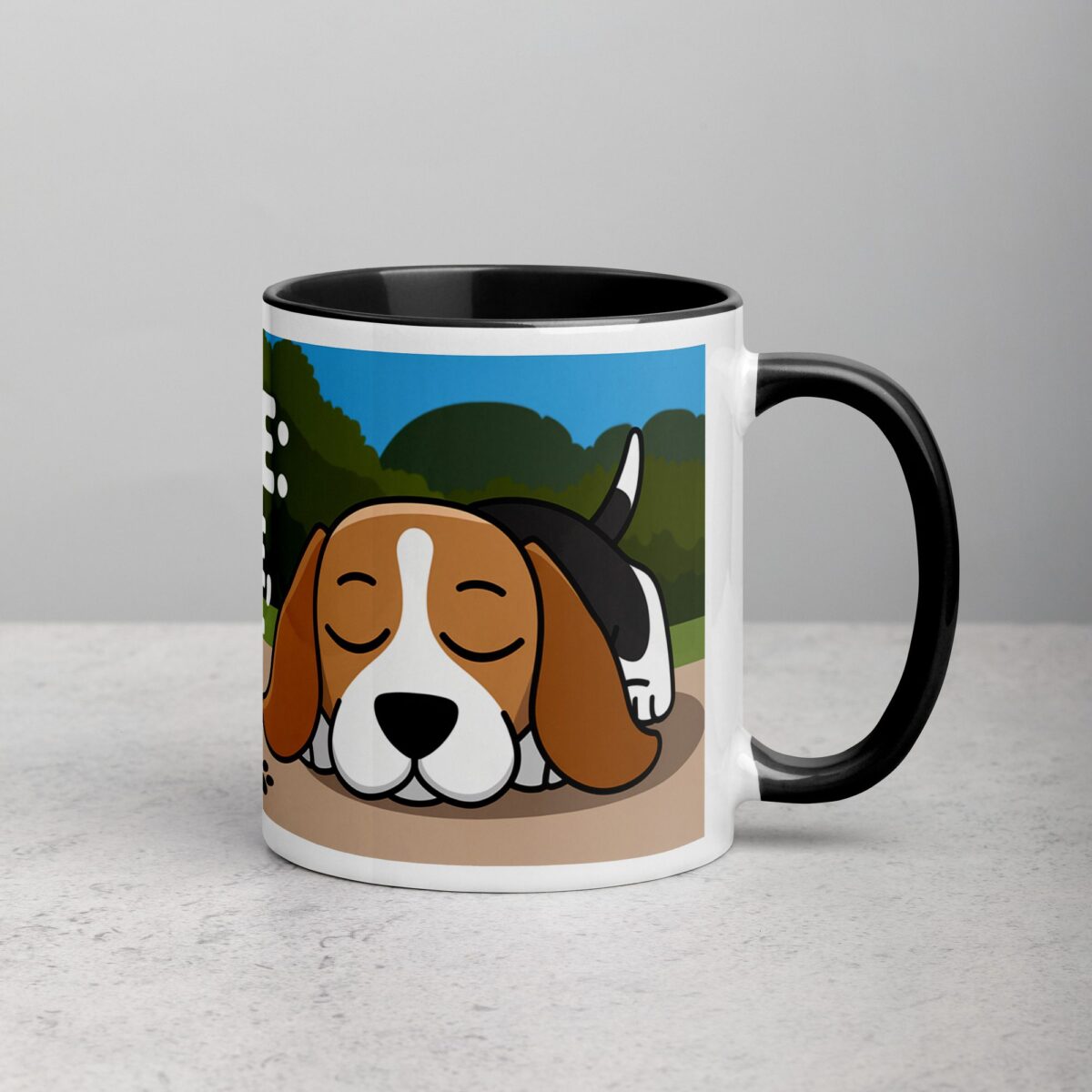 Beagle Life: Sniff, Snooze, Repeat Coffee Mug - Image 3