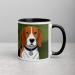 Warning: Beagle on Patrol Coffee Mug - Image 3