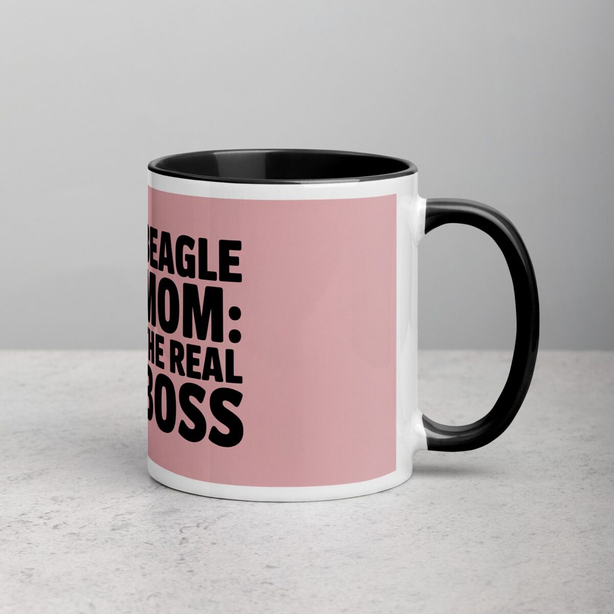 Beagle Mom: The Real Boss Coffee Mug - Image 3