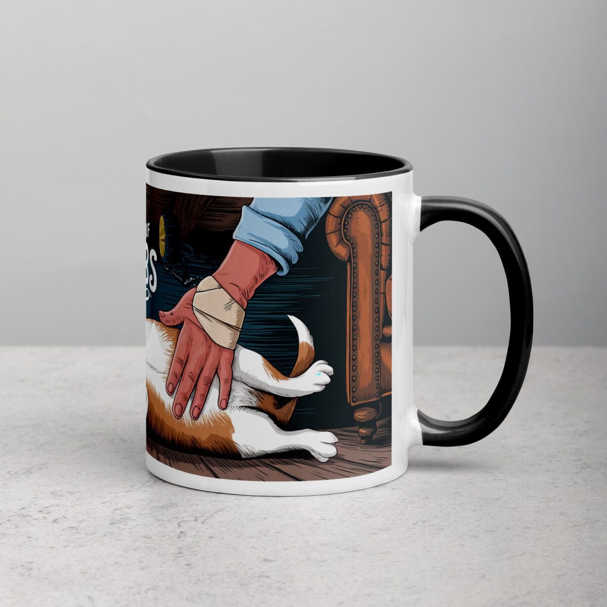 Beagle Dad: Master of Treats and Belly Rubs Coffee Mug - Image 3