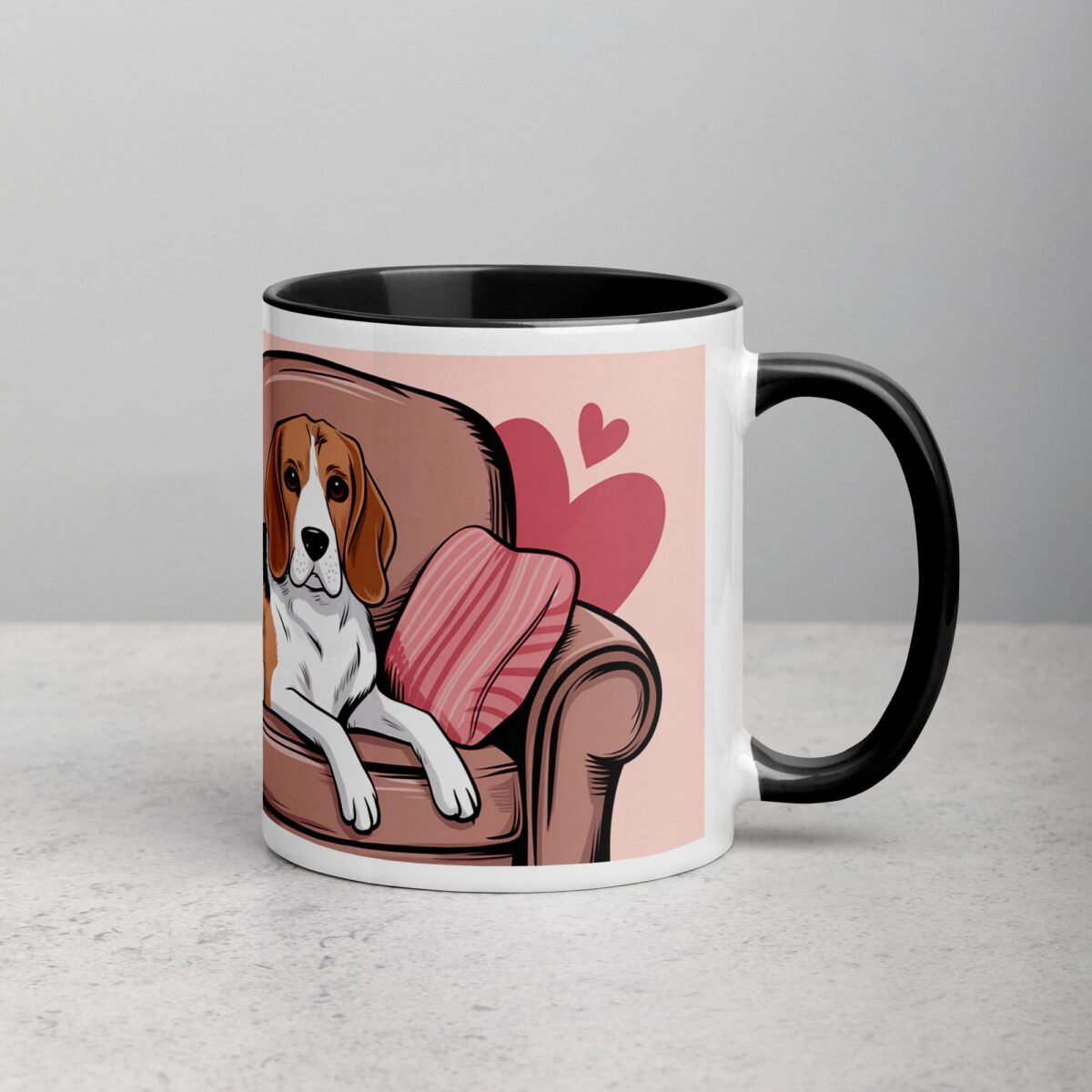 My Beagle Is My Therapist Coffee Mug & Tea Mug - Image 3
