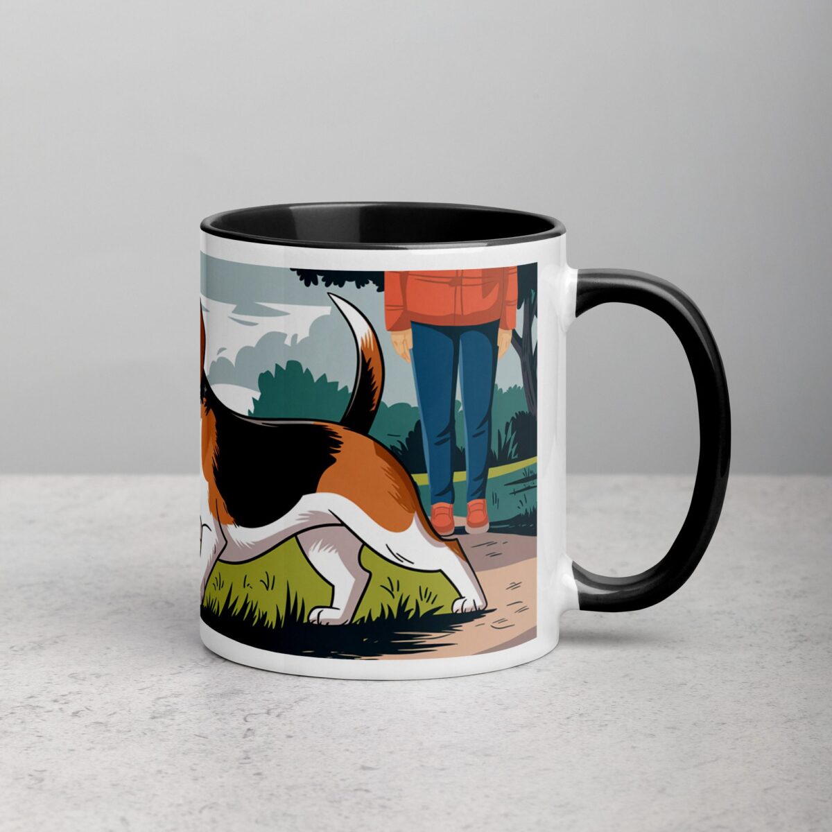 My Beagle Is the Reason I Wake Up (and Smile) Coffee Mug - Image 3