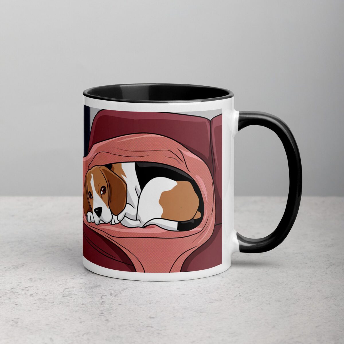 Happiness Is a Warm Beagle Coffee Mug - Image 3