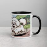 Warning: Fluff Ball on the Loose Coffee Mug - Image 3