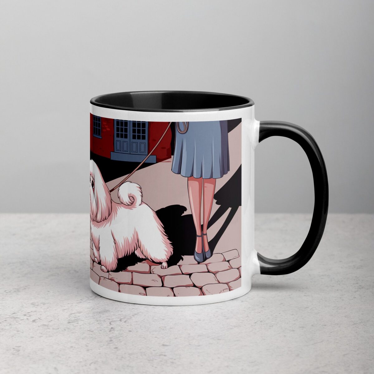 My Bichon Is My Shadow Coffee Mug - Image 3