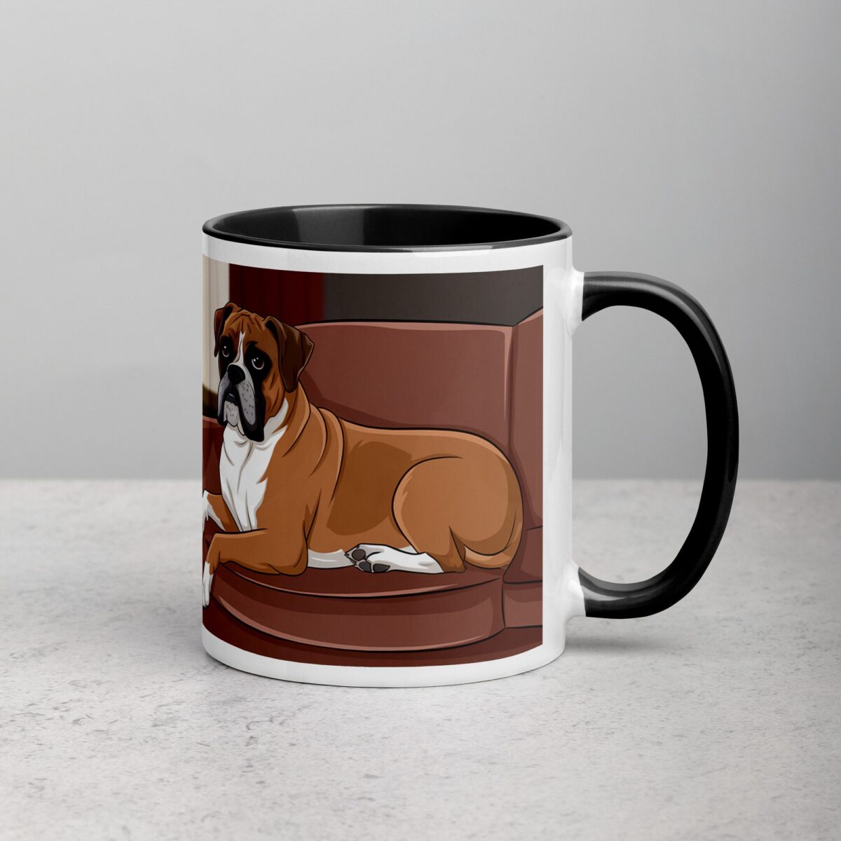 My Boxer Is My Therapist Coffee Mug - Image 3