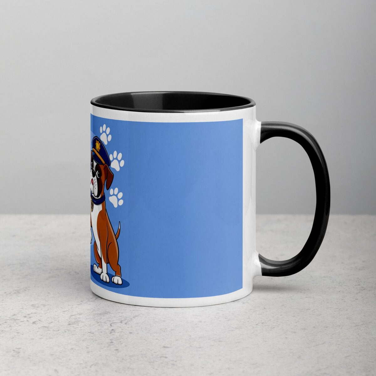 Warning: Boxer on Duty Coffee Mug - Image 3
