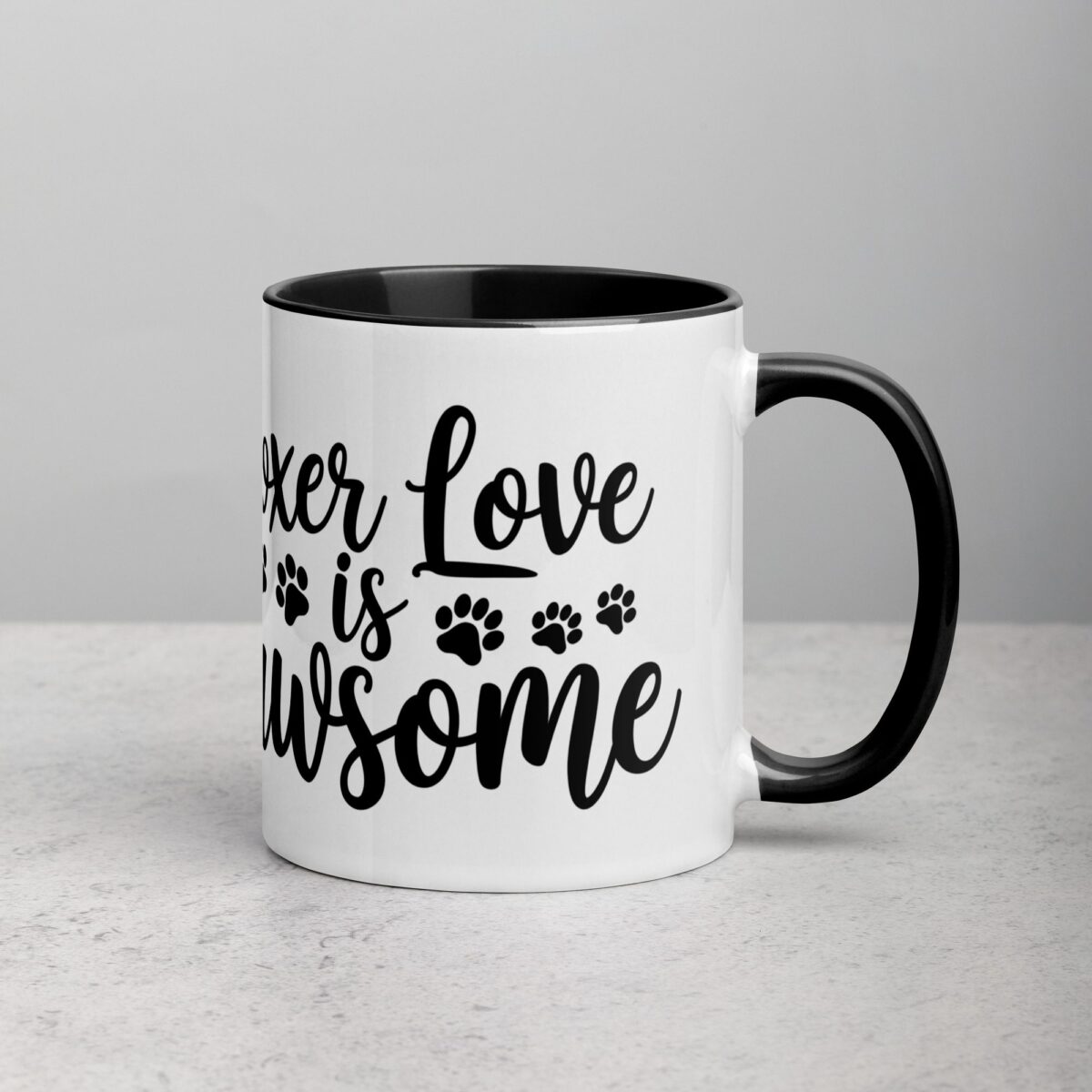 Boxer Love Is Pawsome Coffee Mug & Tea Cup - Image 3