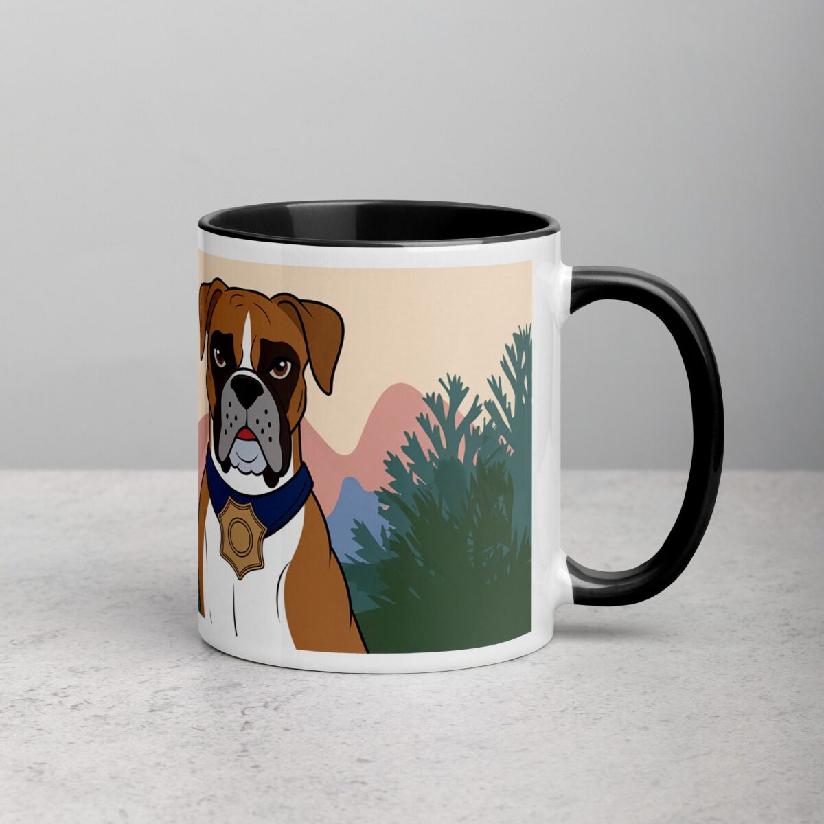 Boxer Patrol: Always on Guard Coffee Mug - Image 3