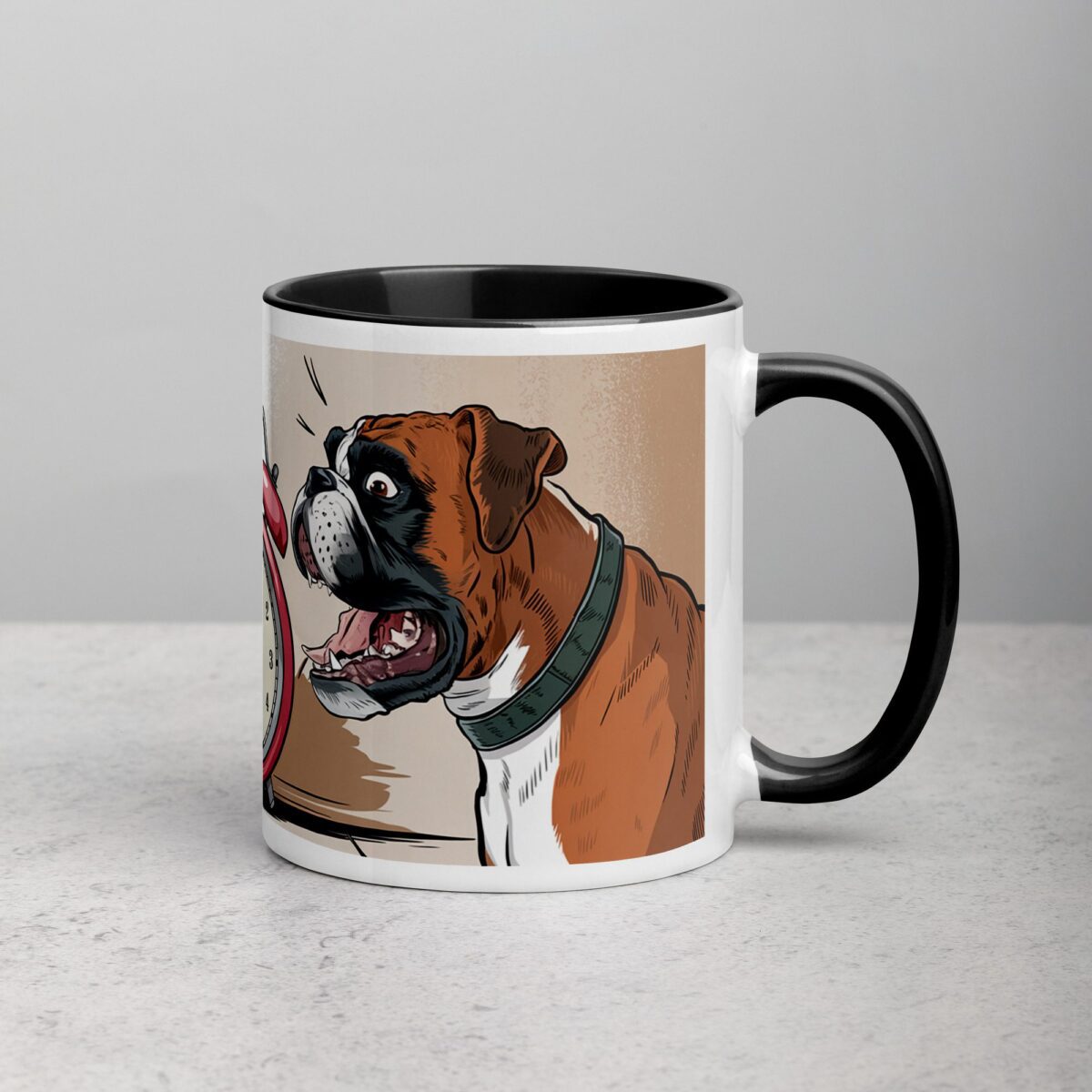 Boxers: The Best Alarm Clock Ever Coffee Mug - Image 3