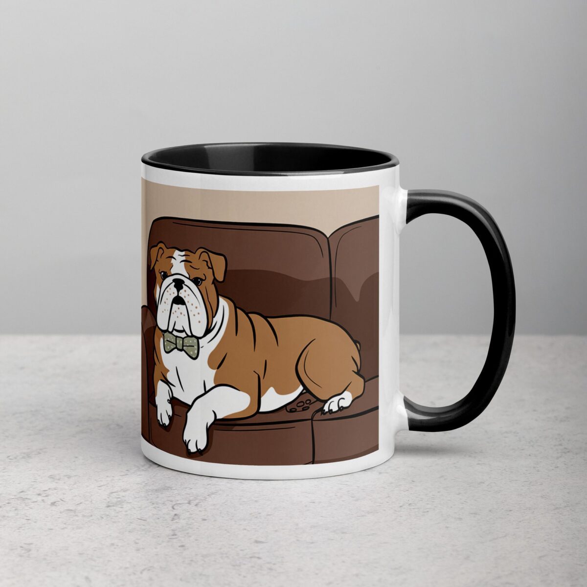 My Bulldog Is My Therapist Coffee Mug & Tea Cup - Image 3