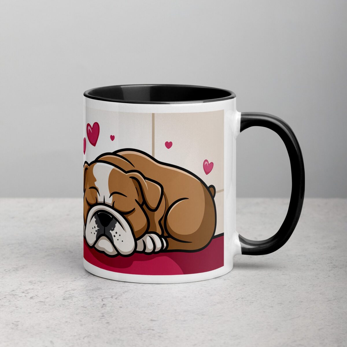 Snuggles and Snores: Life with a Bulldog Coffee Mug - Image 3