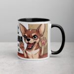 Warning: Fierce Chihuahua on Duty Coffee Mug - Image 3