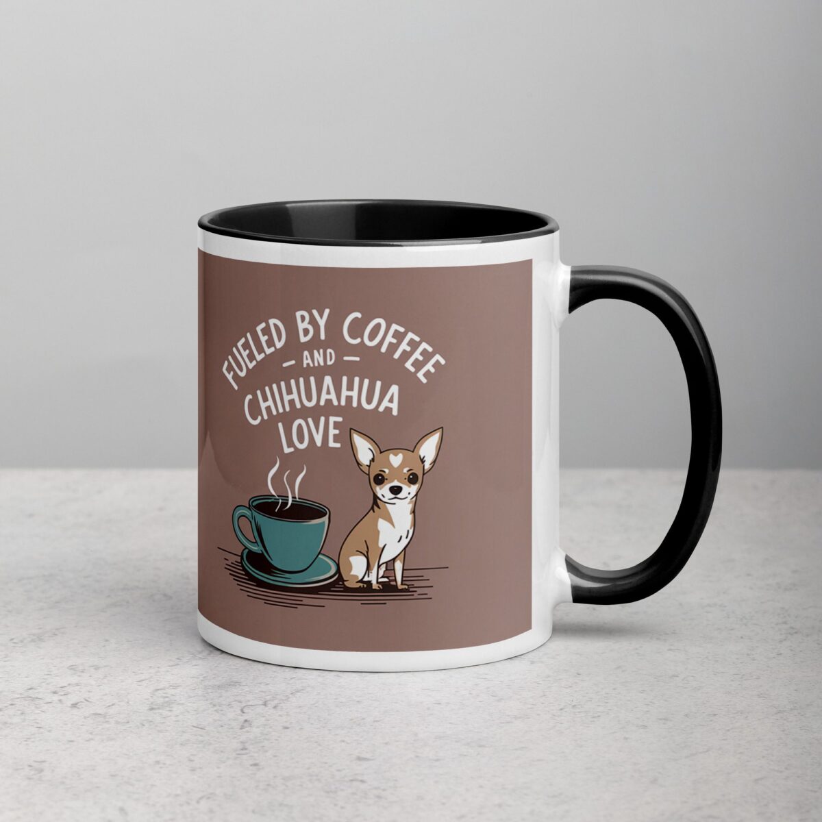 Fueled by Coffee and Chihuahua Love Mug - Image 3