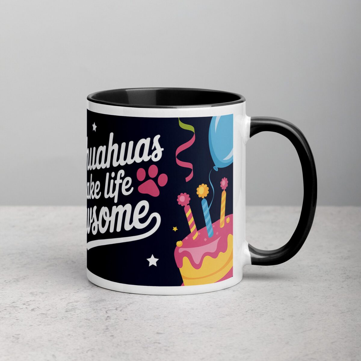 Chihuahuas Make Life Pawsome Coffee Mug - Image 3