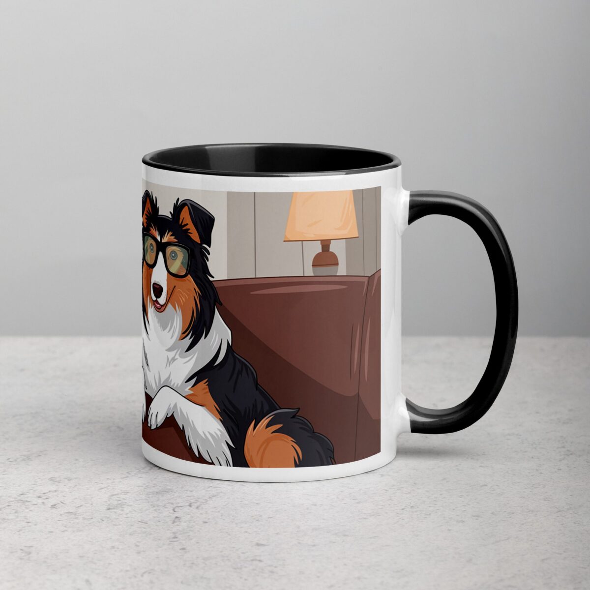 My Collie Is My Therapist Coffee Mug - Image 3