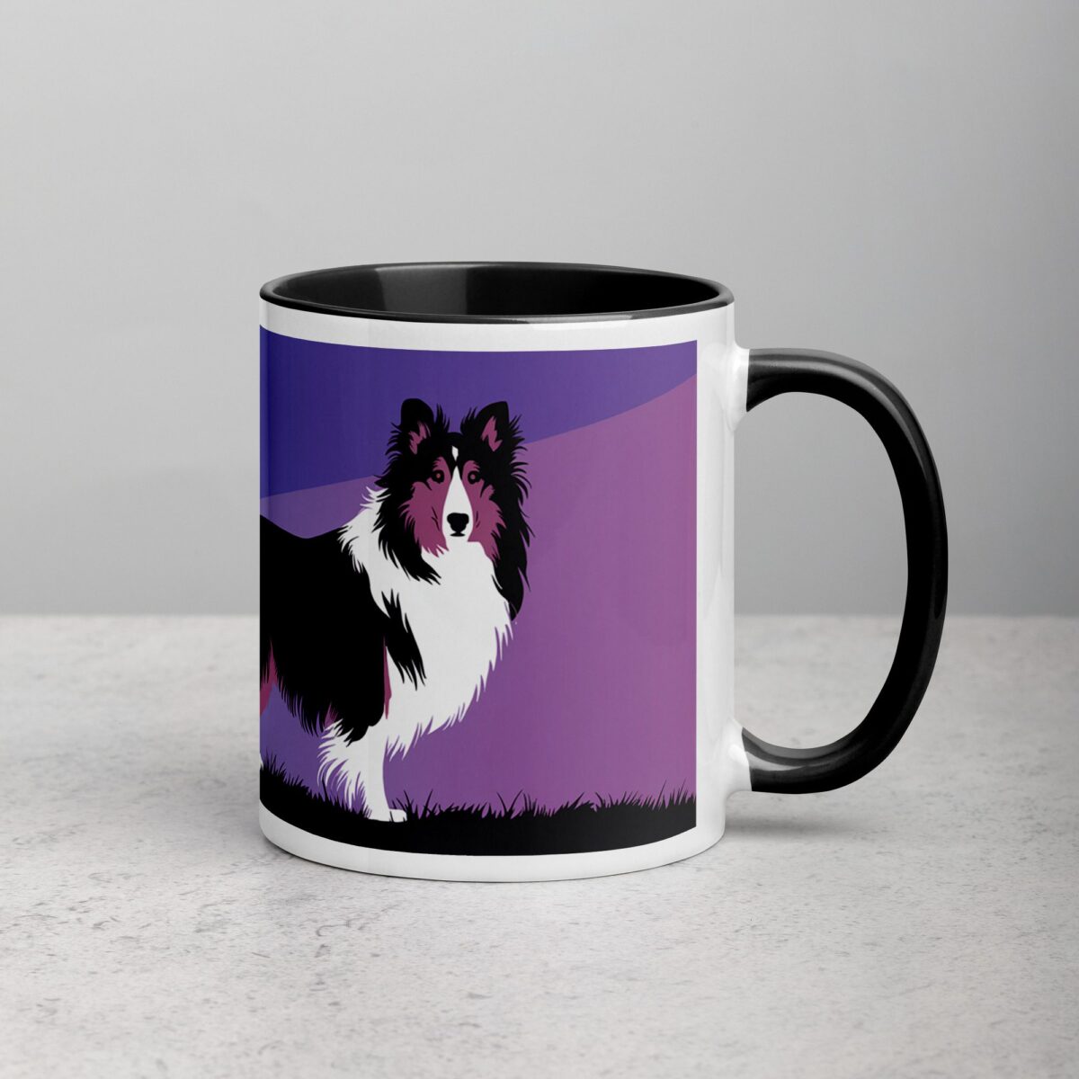 Collies: Beauty and Brains in One Package Coffee Mug - Image 3