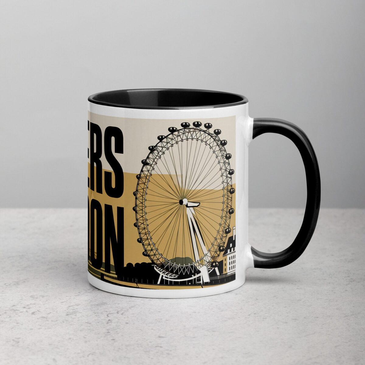 Cheers to London Coffee Mug & Tea Cup - Image 3