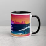 Miami: Where the Ocean Meets the Neon Lights Coffee Mug - Image 3