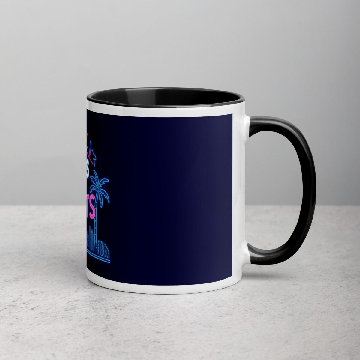 Neon Nights and Miami Lights Coffee Mug - Image 3