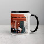 Happiness Is a Parisian Café Coffee Mug - Image 3