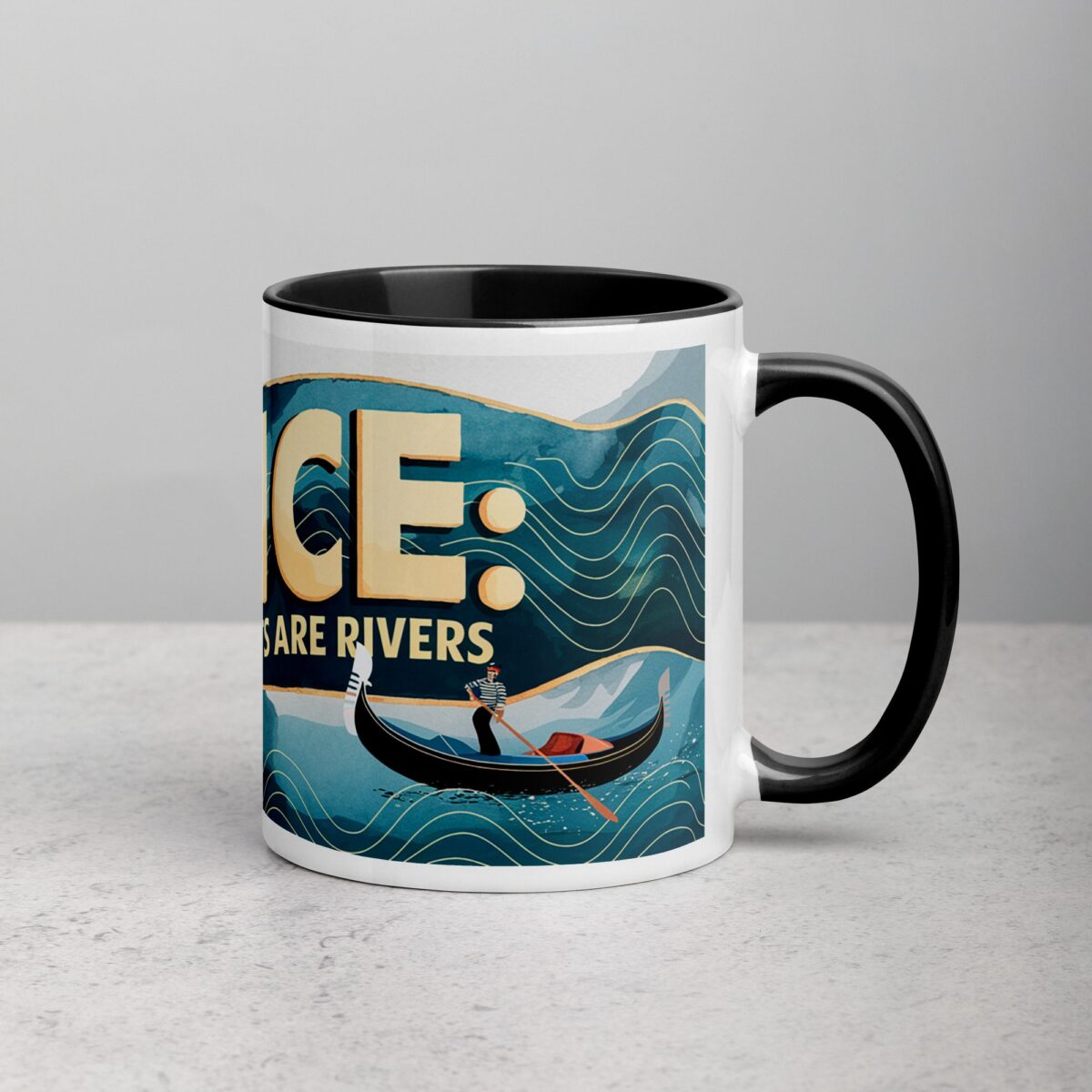 Venice: Where the Streets Are Rivers Coffee Mug - Image 3