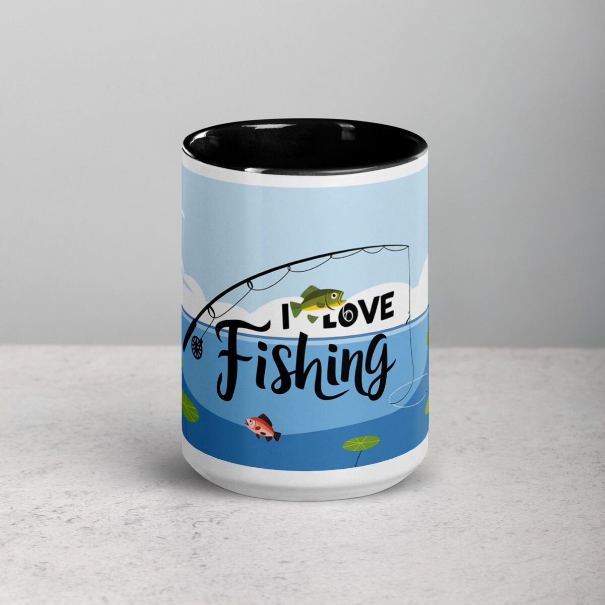 I Love Fishing Elegant Coffee Mug & Tea Cup - Image 4