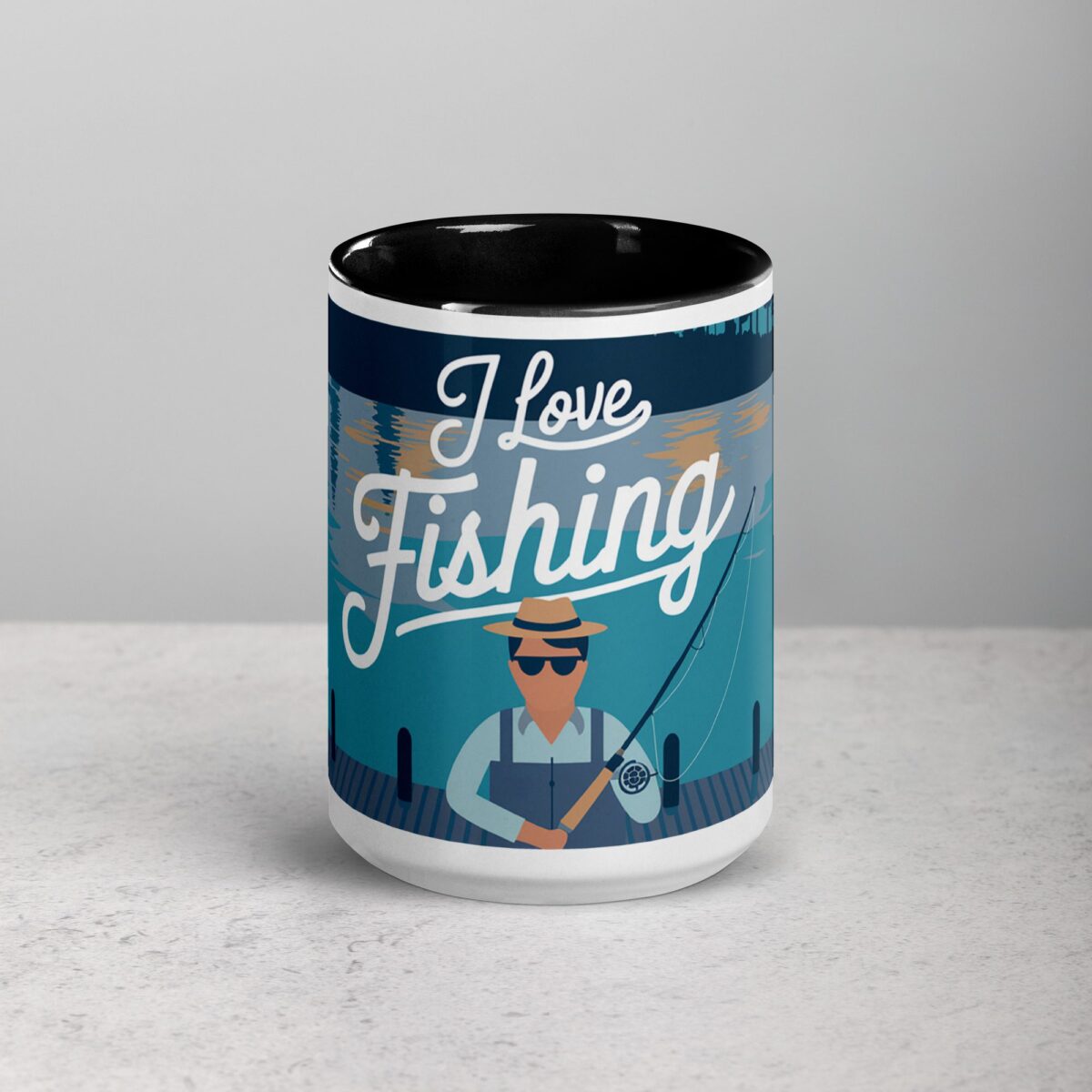 I Love Fishing Sophisticated Coffee Mug & Tea Cup - Image 4