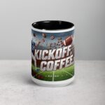 Kickoff, Coffee, Repeat Football Mug - Image 4