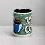 Tackle the Day with Coffee Football Mug - Image 4