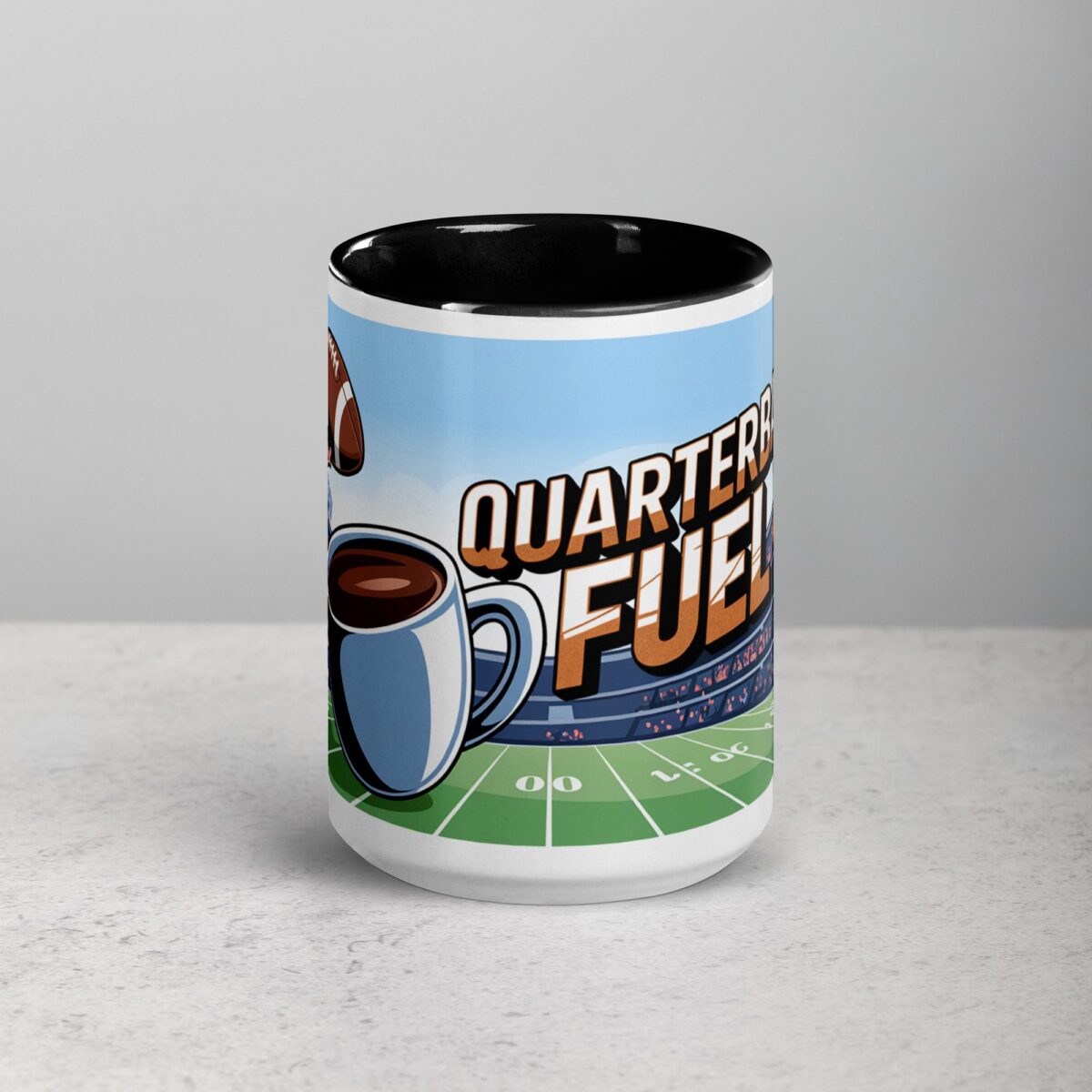 Quarterback Fuel Football Coffee Mug - Image 4