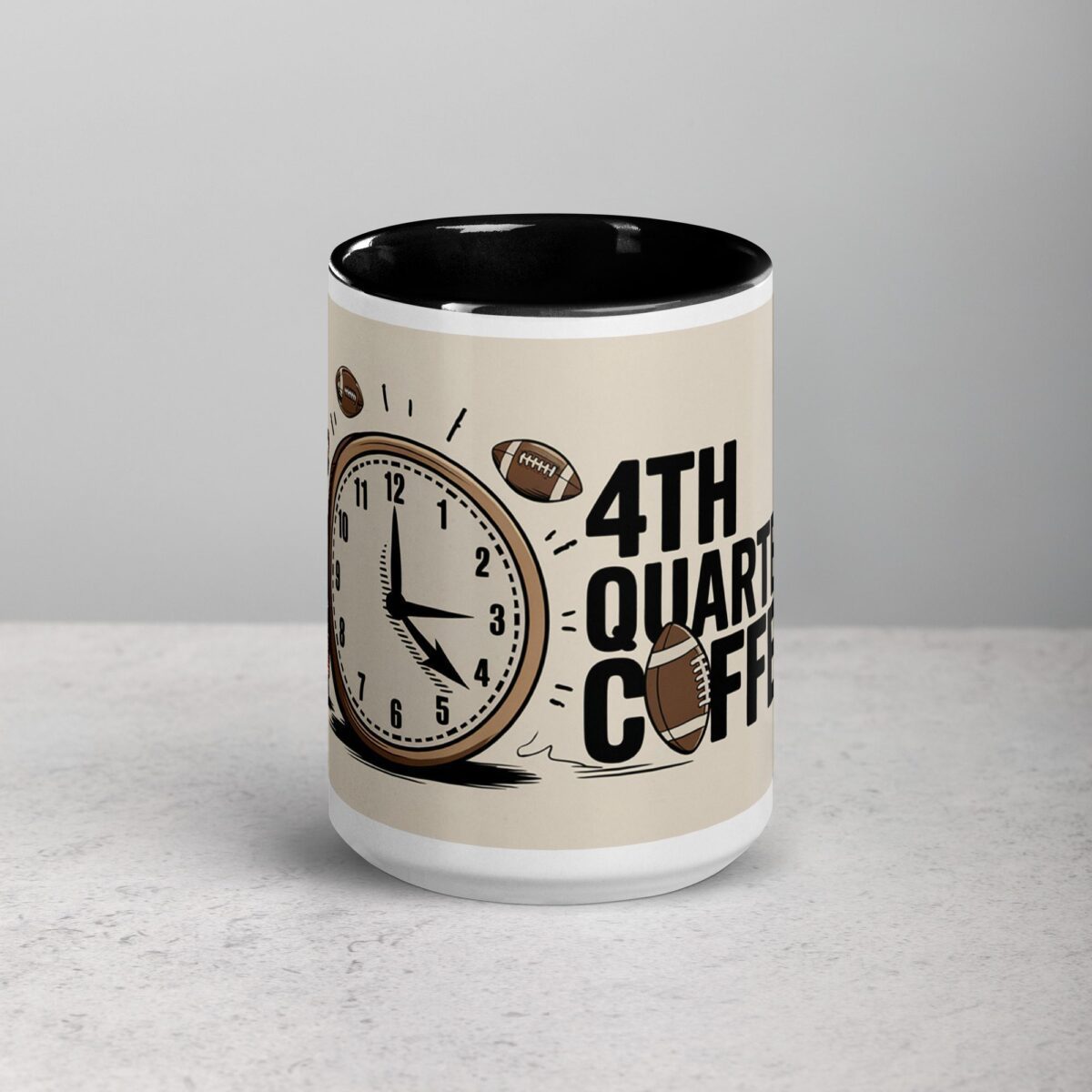 4th Quarter Coffee Football Mug - Image 4