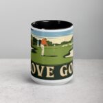 I Love Golf Retro Coffee Mug & Tea Cup - Image 4