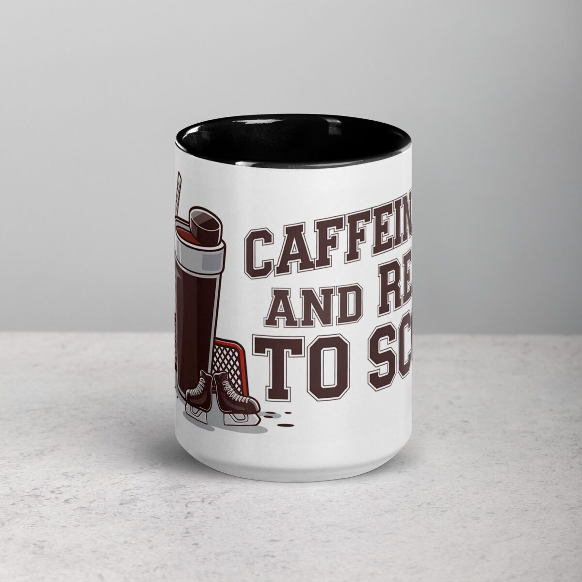 Caffeinated and Ready to Score Hockey Mug - Image 4