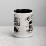Fueled by Coffee & Hat Tricks Hockey Mug - Image 4