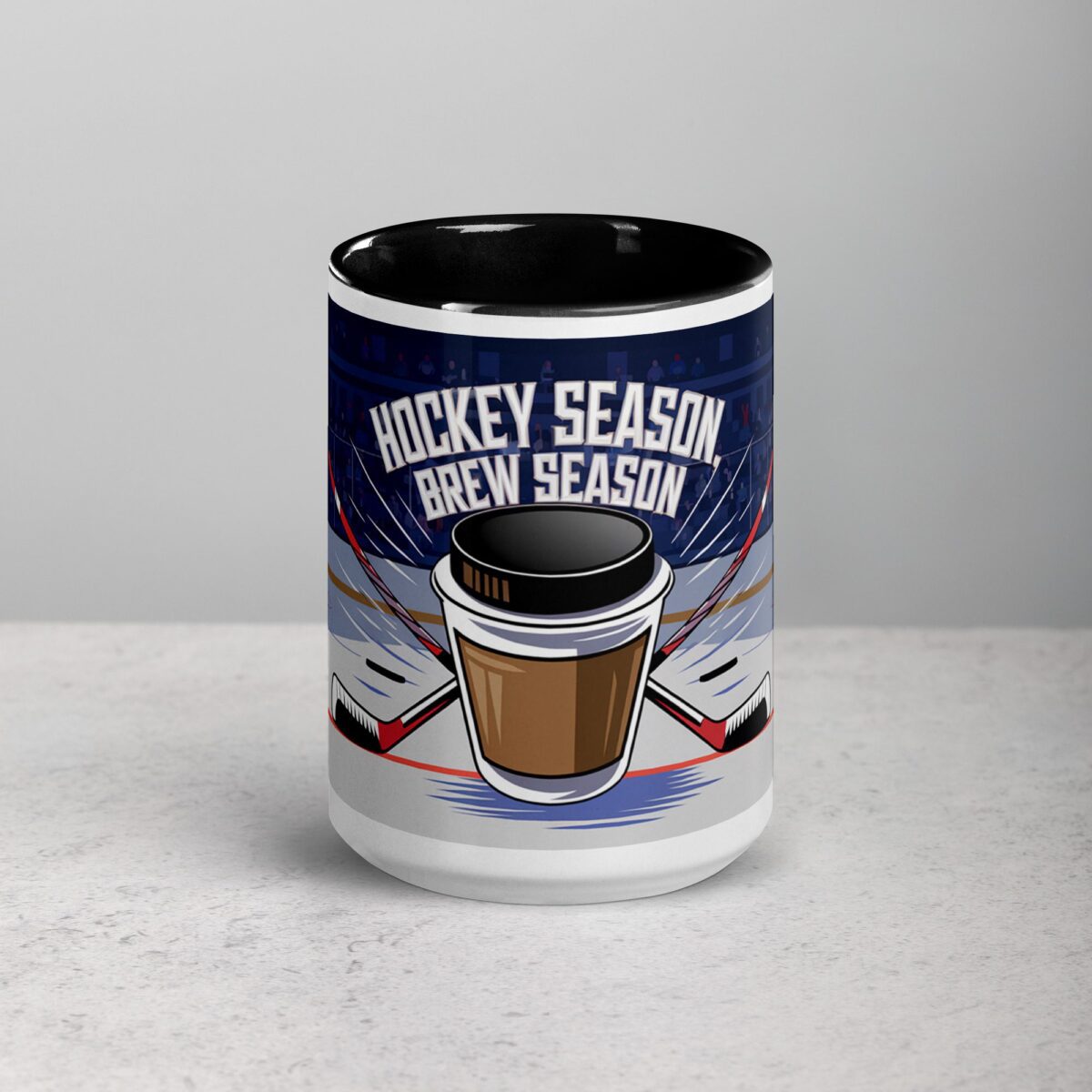 Hockey Season, Brew Season Coffee Mug - Image 4