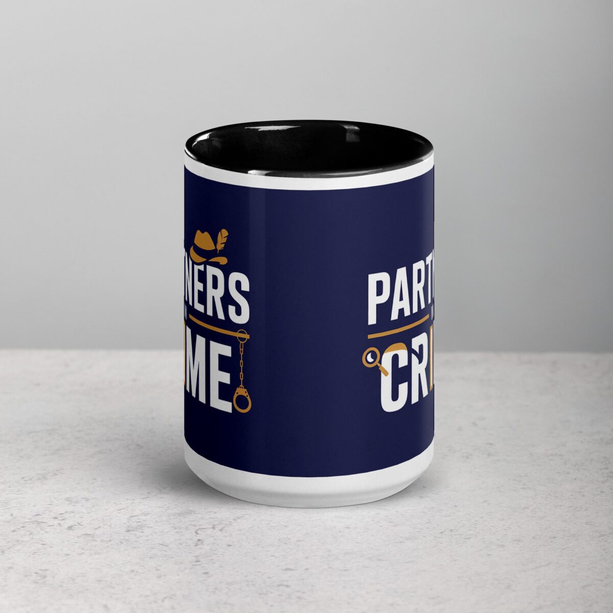 Partners in Crime Coffee Mug & Tea Cup - Image 4