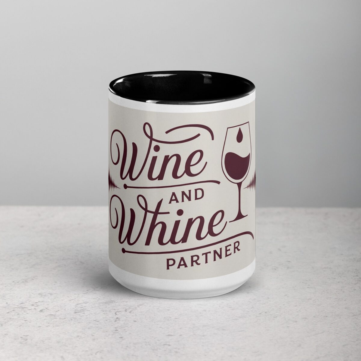 Wine and Whine Partner Coffee Mug & Tea Cup - Image 4